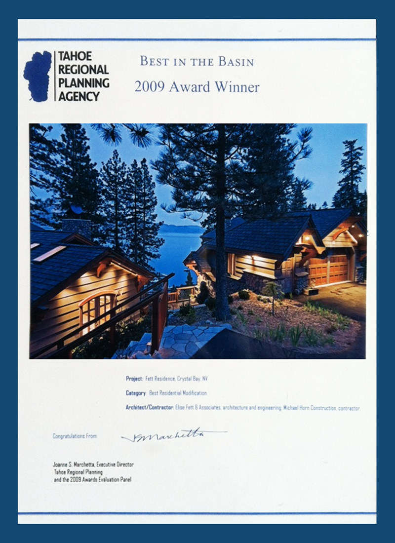 2009 Best in the Basin Award - Fett Remodel